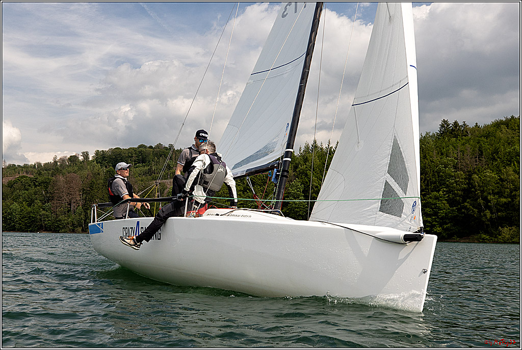 J70 - WOODLAND, 12.06.2021 Segelboot; Segeln; Woodland; Spinnaker; J70; Sorpesee; Sauerland